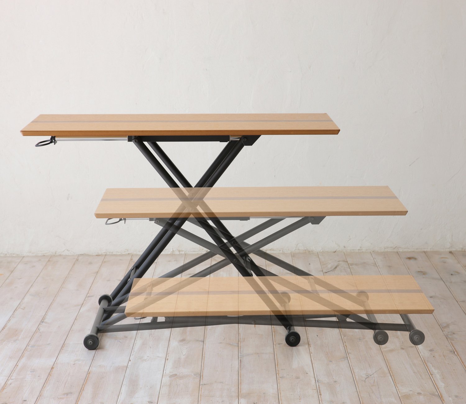 Amazon｜あずま工芸 ロジカ リフティングテーブル 幅100cm RLT-4516  