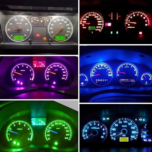 Miniatura 6 de AUXLIGHT Bombilla LED blanca T5 37 74 2721 PC74 PC37, 3030 chips superbrillantes de 12 voltios, indicador interior de cúpula de mapa, panel de