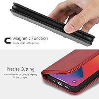 Vista 295 de Havaya Funda para iPhone 13 Pro Max y iPhone 12 Pro Max, cartera compatible con magsaf 2 en 1, desmontable magnética con tarjetero y ranura trasera