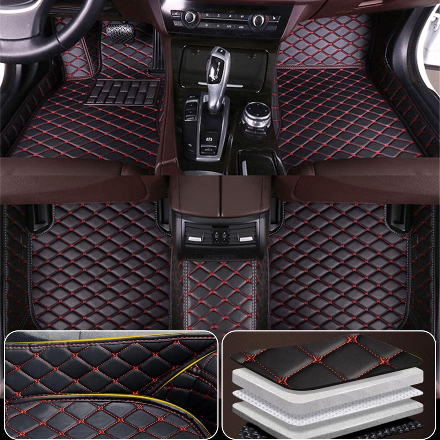 Amazon.com: Custom Car Floor Mats for Chevrolet/Chevy Tahoe 7seat 2015 ...
