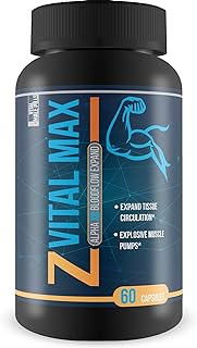 Z Vital Max N02 - Alpha XR Bloodflow Expand - Expand Veins and Tissues with Increased Blood Flow - Made with potently sourced L-Argenine a Natural vasodialator - Great for preworkout or pre Activity