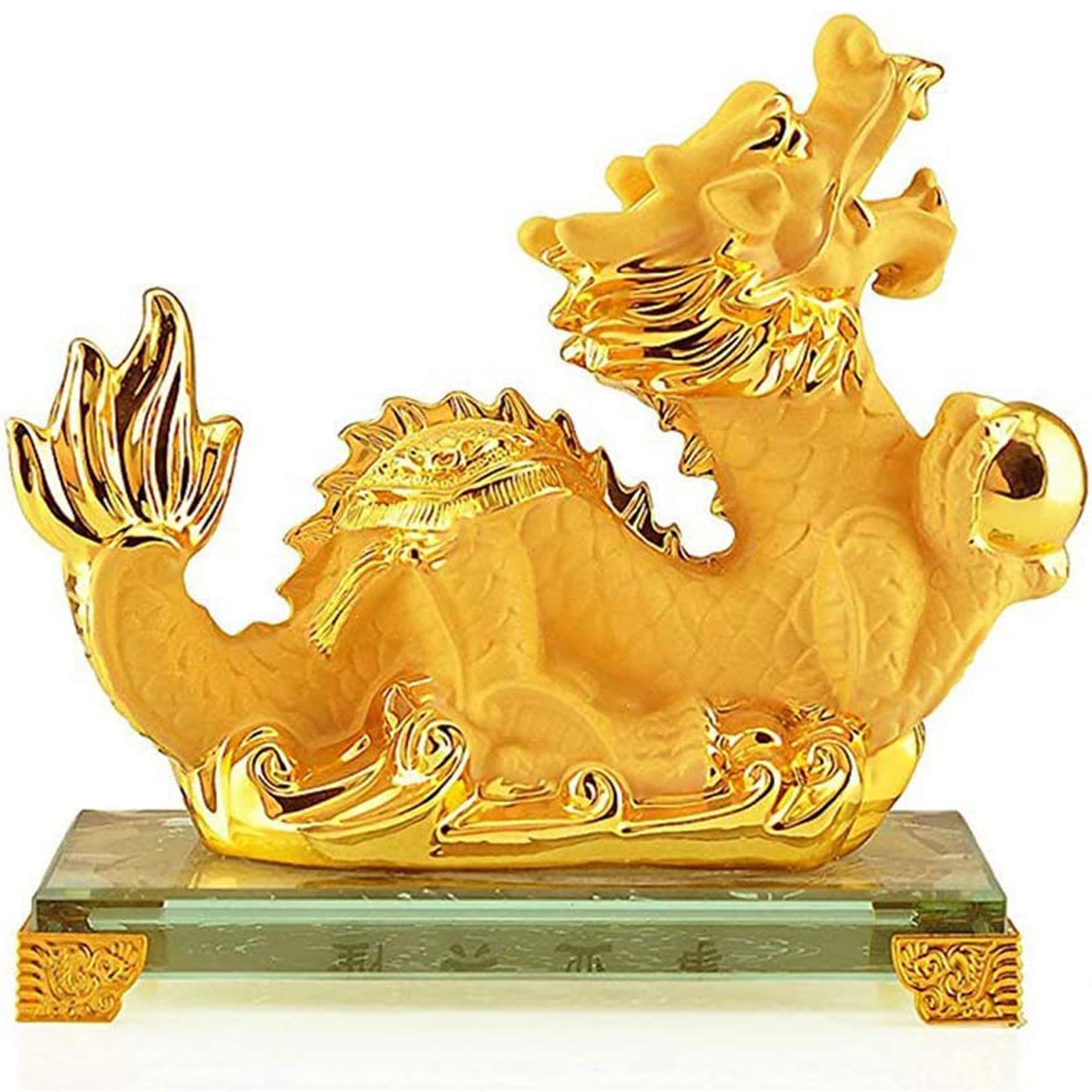 Posąg chińskiego smoka, posąg chińskiego smoka FengShui, posąg chińskiego dwunastu znaków zodiaku, komplet zodiaku, żywica feng shui, dekoracja posągu, kolekcja prezentów świątecznych i noworocznych d