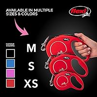 Vista 5 de Flexi New Classic - Correa retráctil para perro (cuerda), 16 pies, mediana, rosa