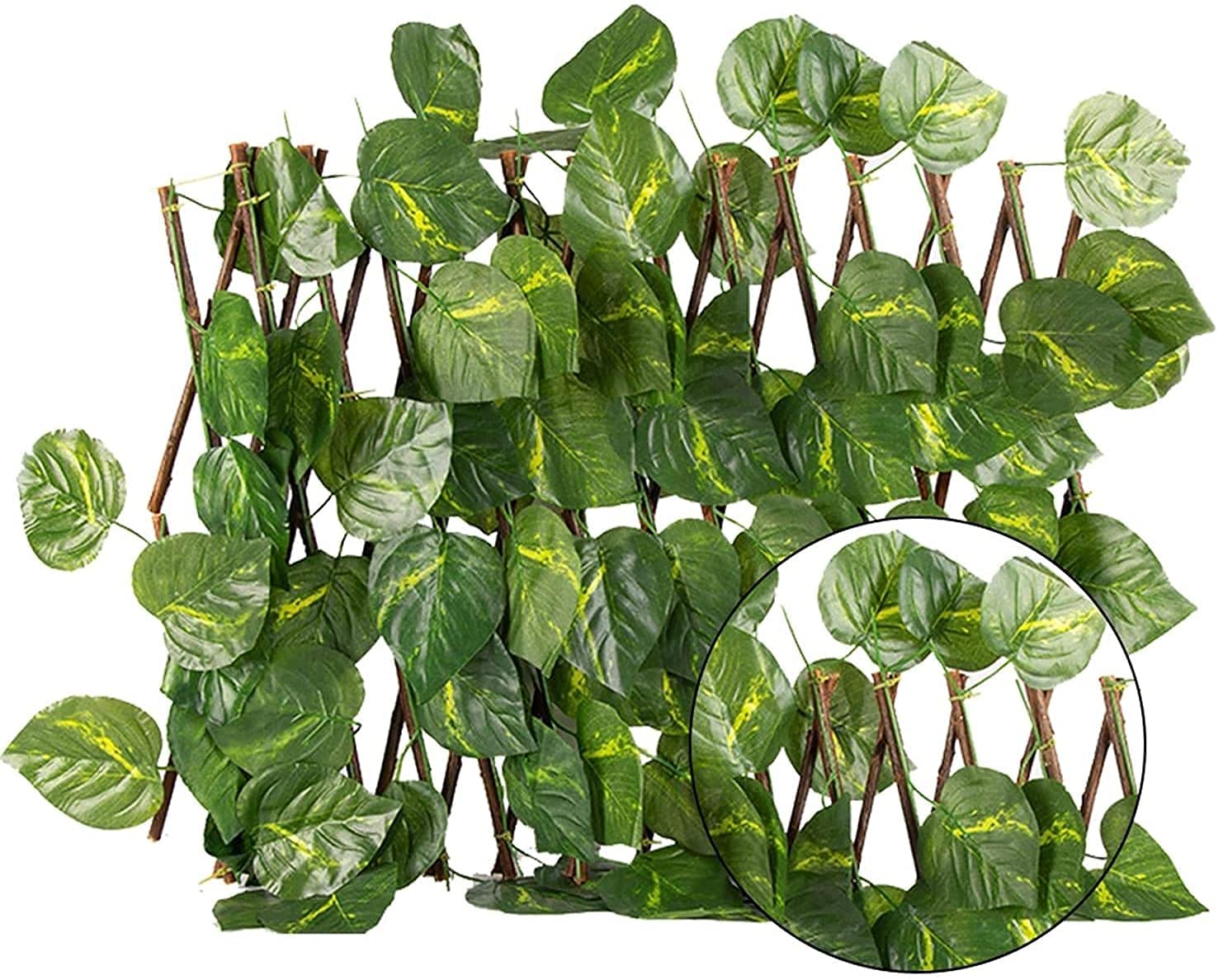 Ogrodzenie ogrodowe z litego drewna Drewniana krata ogrodowa, panel ogrodzeniowy(2)