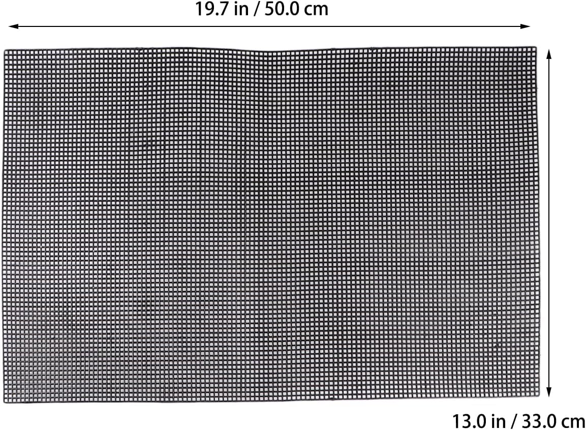 TEHAUX 5pcs Plastic Fish Tank Mesh, 13” x 20” Plastic Mesh Screen Fish Net Mesh Netting Material Aquarium Screen Net Divider Mesh Sheet for Fish Tank Aquarium Decoration