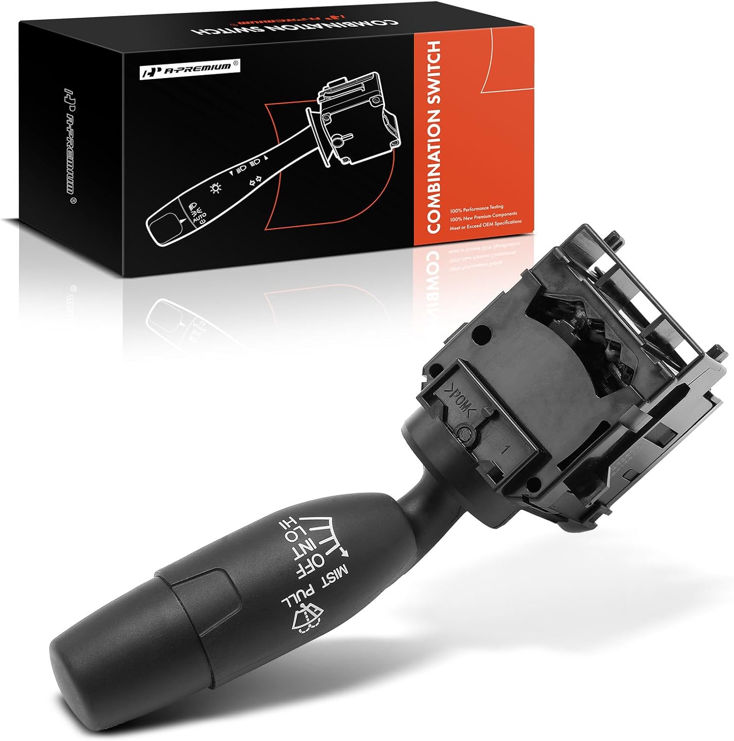 A-Premium Windshield Wiper Switch Assembly Lever Compatible with Honda Civic 2008 2009 2010 2011, Coupe 2-Door