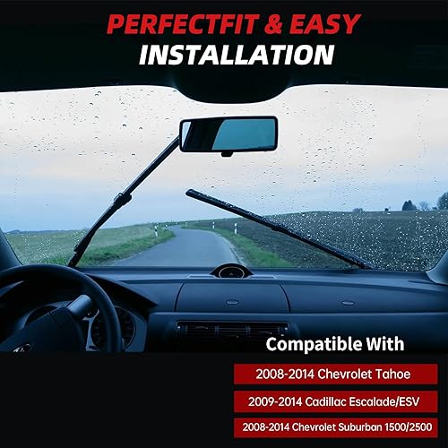 Vista 384 de OTUAYAUTO Brazo de limpiaparabrisas trasero - Reemplazo para Chevrolet Chevy Tahoe, Suburban, Cadillac Escalade & ESV, GMC Yukon & XL 2015-2020 OEM