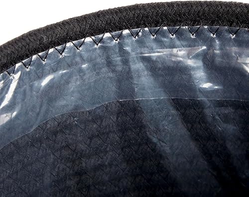 Miniatura 17 de Juvale Cesta para plantas, paquete de 2, 11 pulgadas, yute marrón, bohemia, maceta de cuerda de algodón con forro y cesta tejida para plantas