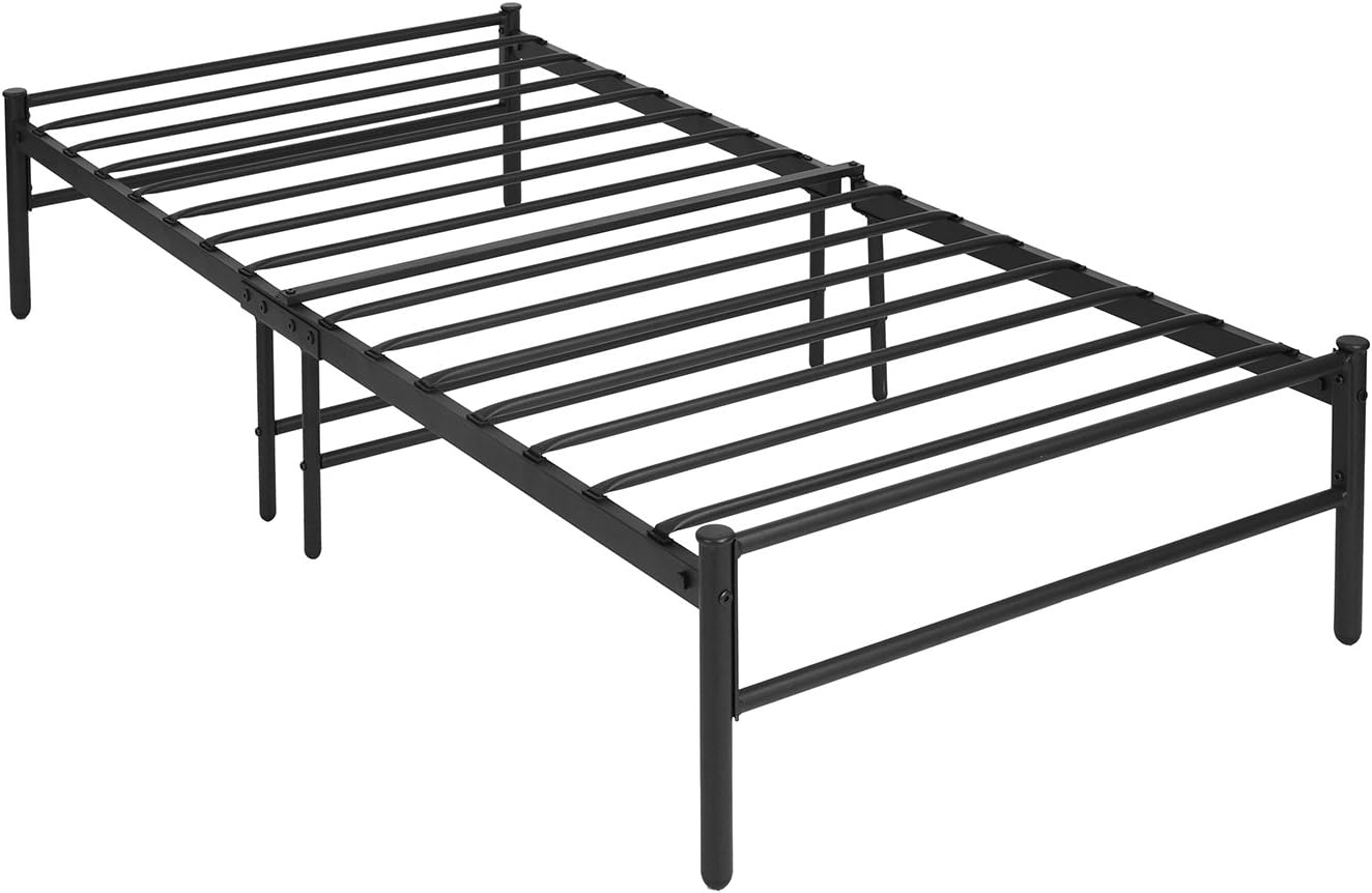 GreenForest 14 inch Twin Bed Frame Heavy Duty Steel Slats