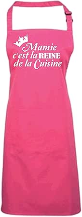 Spreadshirt Queen Of The Kitchen- Reine De La Cuisine Tablier Cuisine, Taille Unique, Bordeaux