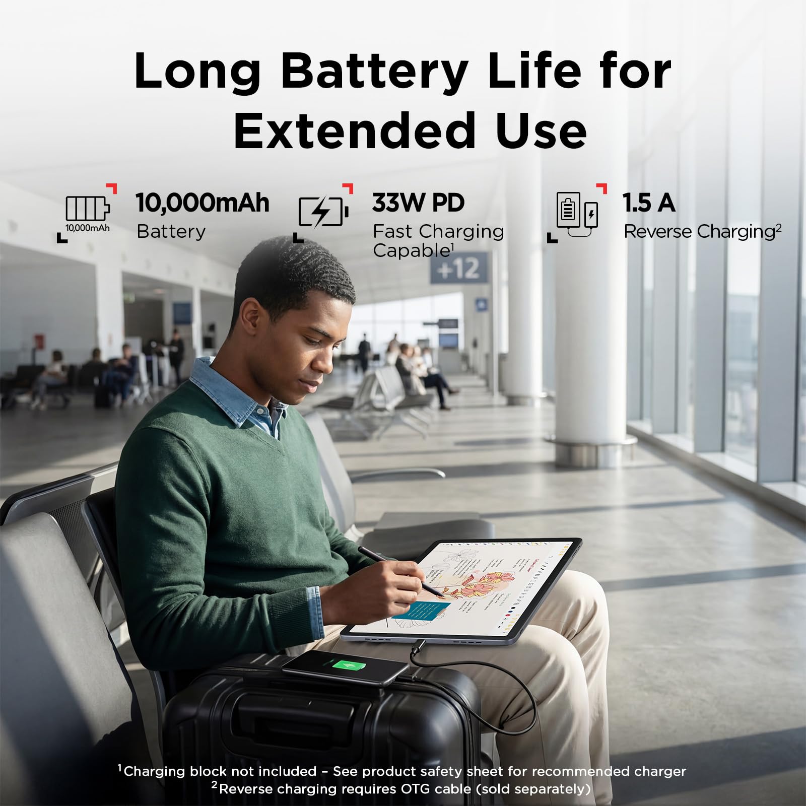 TCL NXTPAPER 14 Android Tablet, 14.3" Paper-Like Display Drawing Pad & Digital Notebook with 4096-Level Stylus & Flip Case, 8+8GB RAM, 256GB Storage, 10000mAh Battery, Multi-Window, Gray