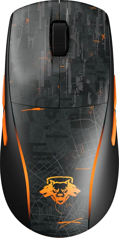 Corsair M75 Wireless RGB Call of Duty®: Black Ops 6 Edition Lightweight Gaming Mouse – 26,000 DPI, 2.4GHz Wireless, Bluetooth, USB, CORSAIR QUICKSTRIKE Buttons, Swappable Side Buttons – PC, Mac