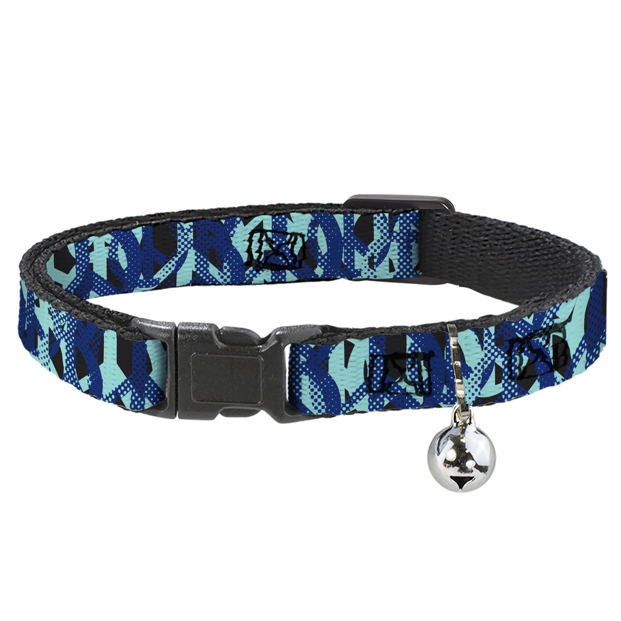 Collar para Gato Antiahogo Ajustable de 20 a 30 cm de Longitud Buckle-Down Mediano