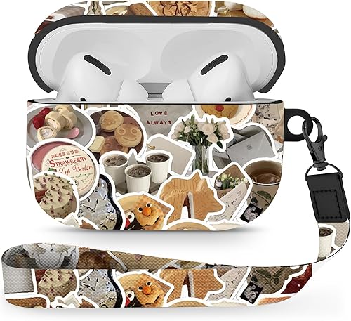 Miniatura 26 de Maxjoy Funda para Airpods Pro, serie de diseño de dibujos animados de anime, funda de Apple Airpod Pro para AirPods Pro 2019, fundas inalámbricas