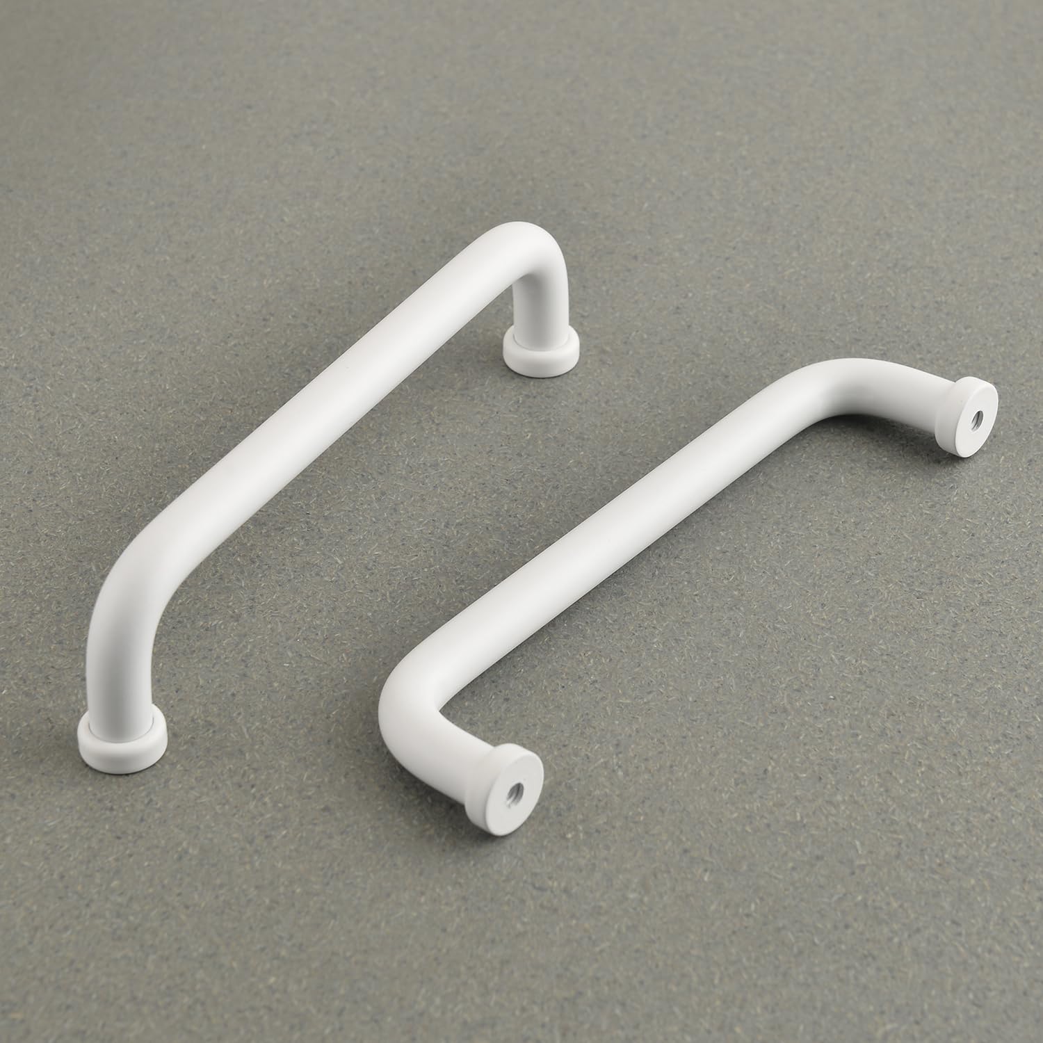 funifiti 5 Pack White Pulls for Cabinets Dresser Handles Closet Door Pulls 5 Inch Hole Center Decorative Modern Drawer Handles Kitchen Upgrades