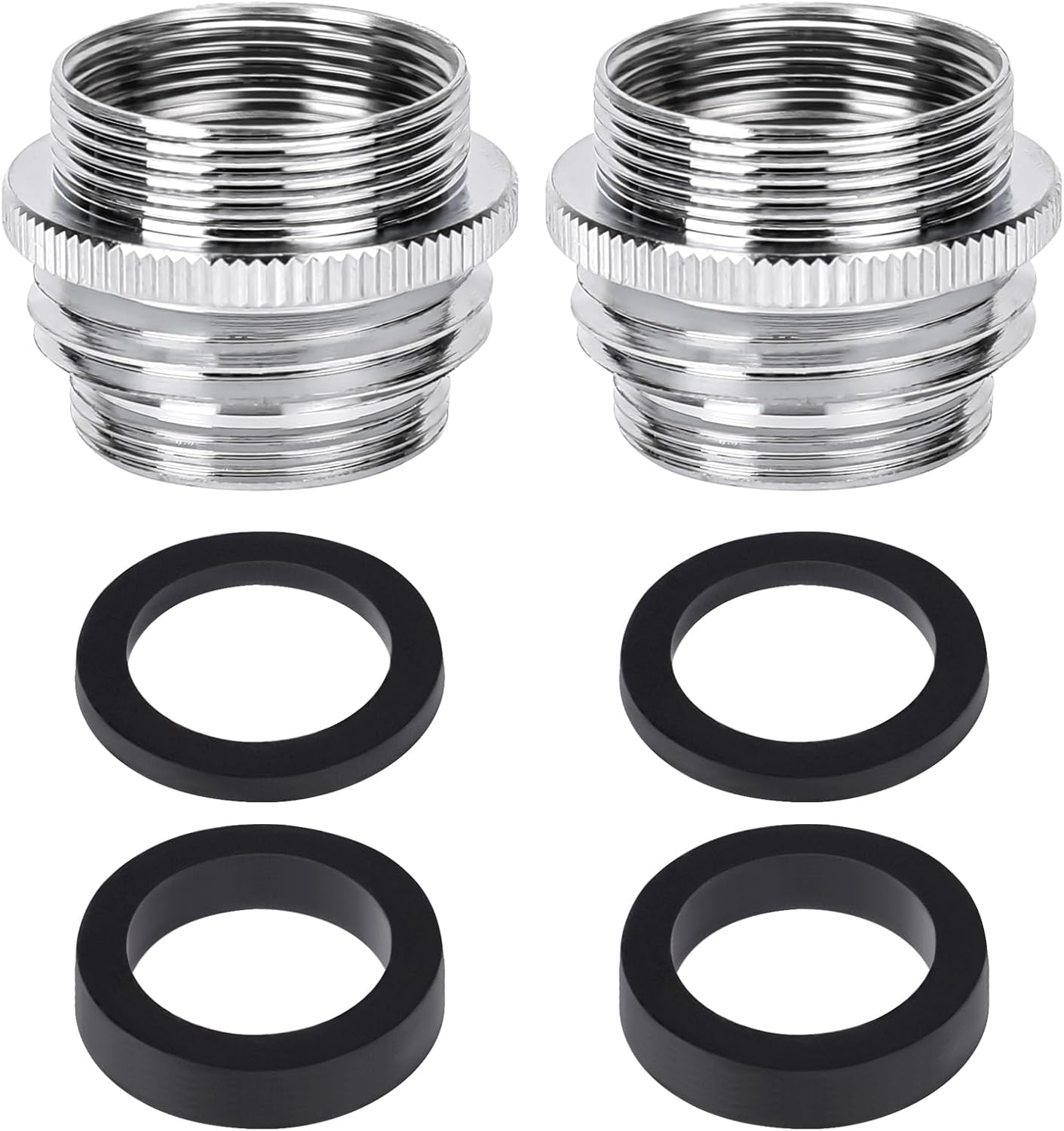 2 Packs Faucet Adapter, Faucet Hose Adapter Garden Hose to