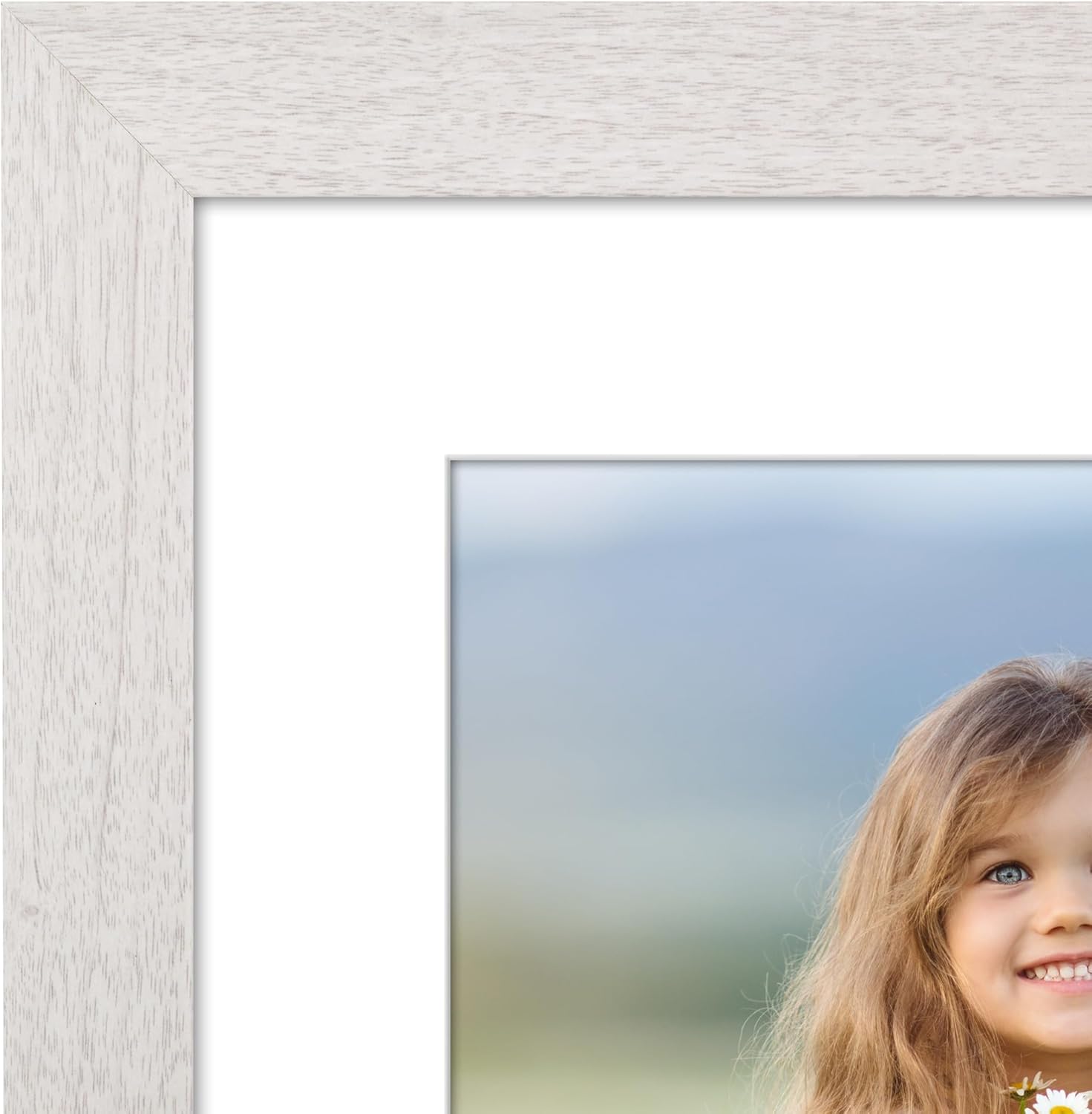 Americanflat 12x15 Picture Frame with Shatter-Resistant Glass - Use as 9x12 Frame with Mat or 12x15 Frame Without Mat - Hudson Collection - Wide Photo Frame for Wall display - White (Pack of 3)