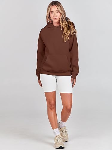 Miniatura 6 de ANRABESS - Sudaderas con capucha para mujer, sobre talla, de vellón de manga larga, modelo de 2024, para otoño