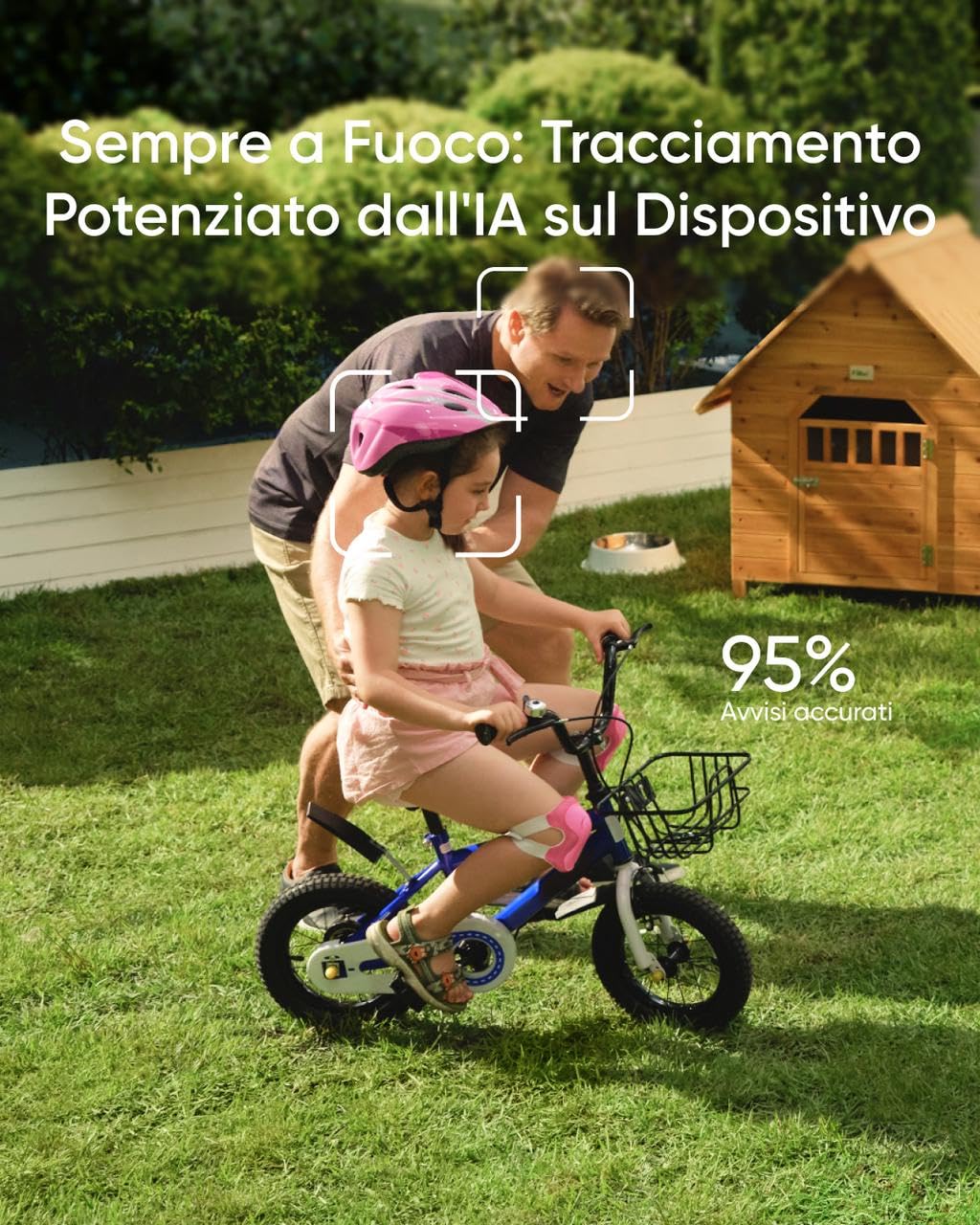 eufy Security SoloCam S340 3K telecamera pannello solare, telecamera wi-fi esterno senza fili, sorveglianza a 360°, Wi-Fi a 2,4 GHz, nessun costo mensile, compatibile con HomeBase 3
