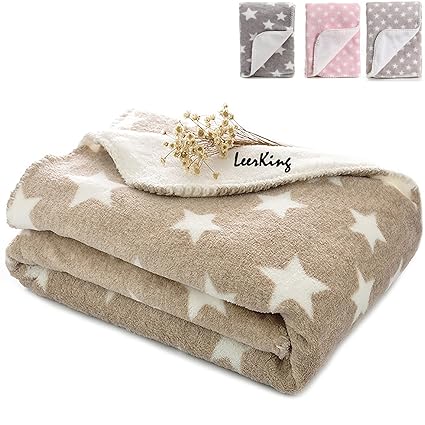 PRIMA Dog Puppy Blanket Double Layer Micro Fleece Plush Pet Cat Warm Bed Cover Cushion Mat 30