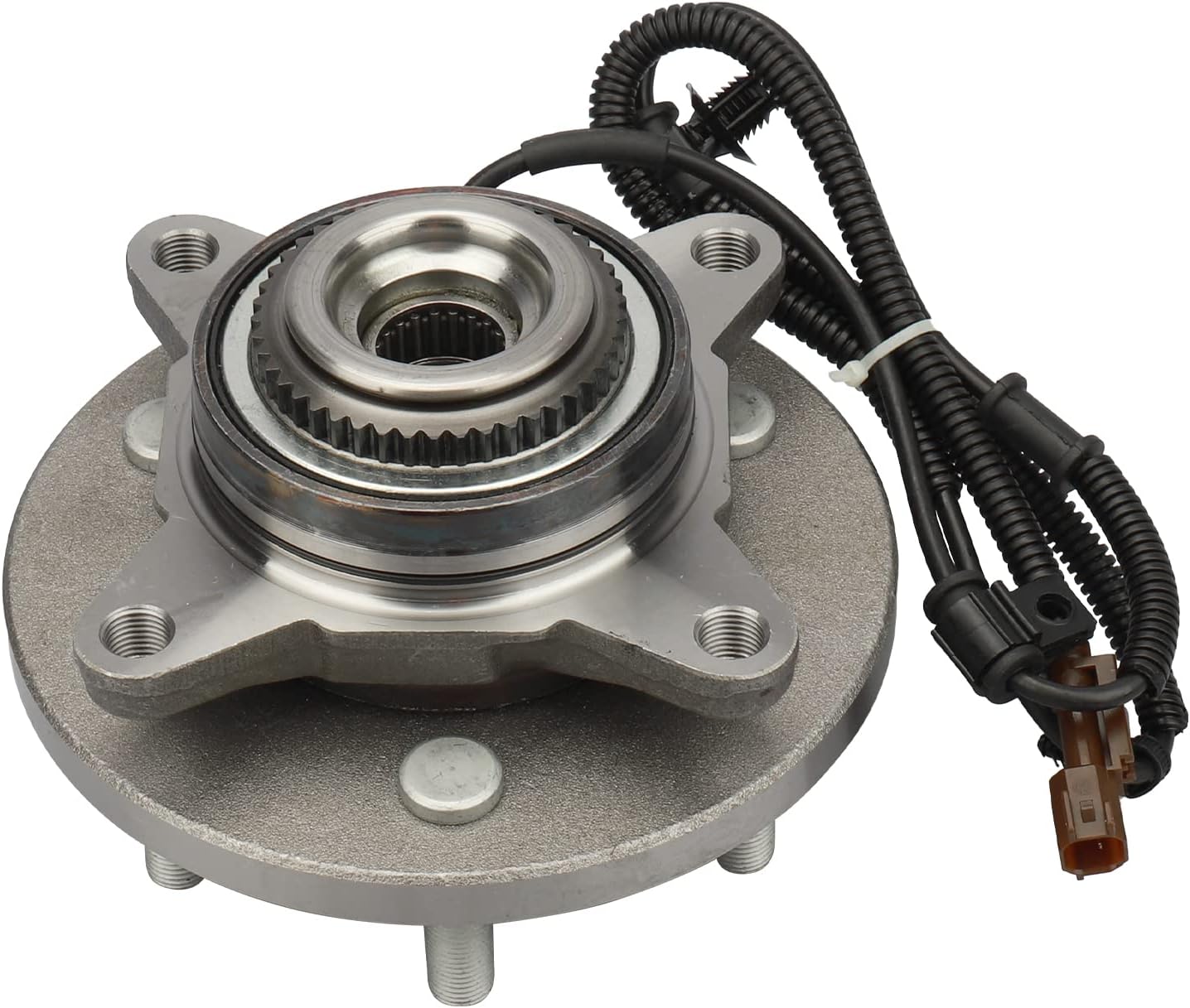 IRONTEK 515169 4WD Front Wheel Hub and Bearing Assembly Compatible for Ford 2015-2017 F150 Wheel Bearing and Hub Assembly; w/ABS 6 Lugs 2 PCS