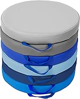 Vista 11 de Factory Direct Partners SoftScape - Cojines de piso cuadrados de 15 pulgadas con asas para salón de clases; asientos flexibles para guardería