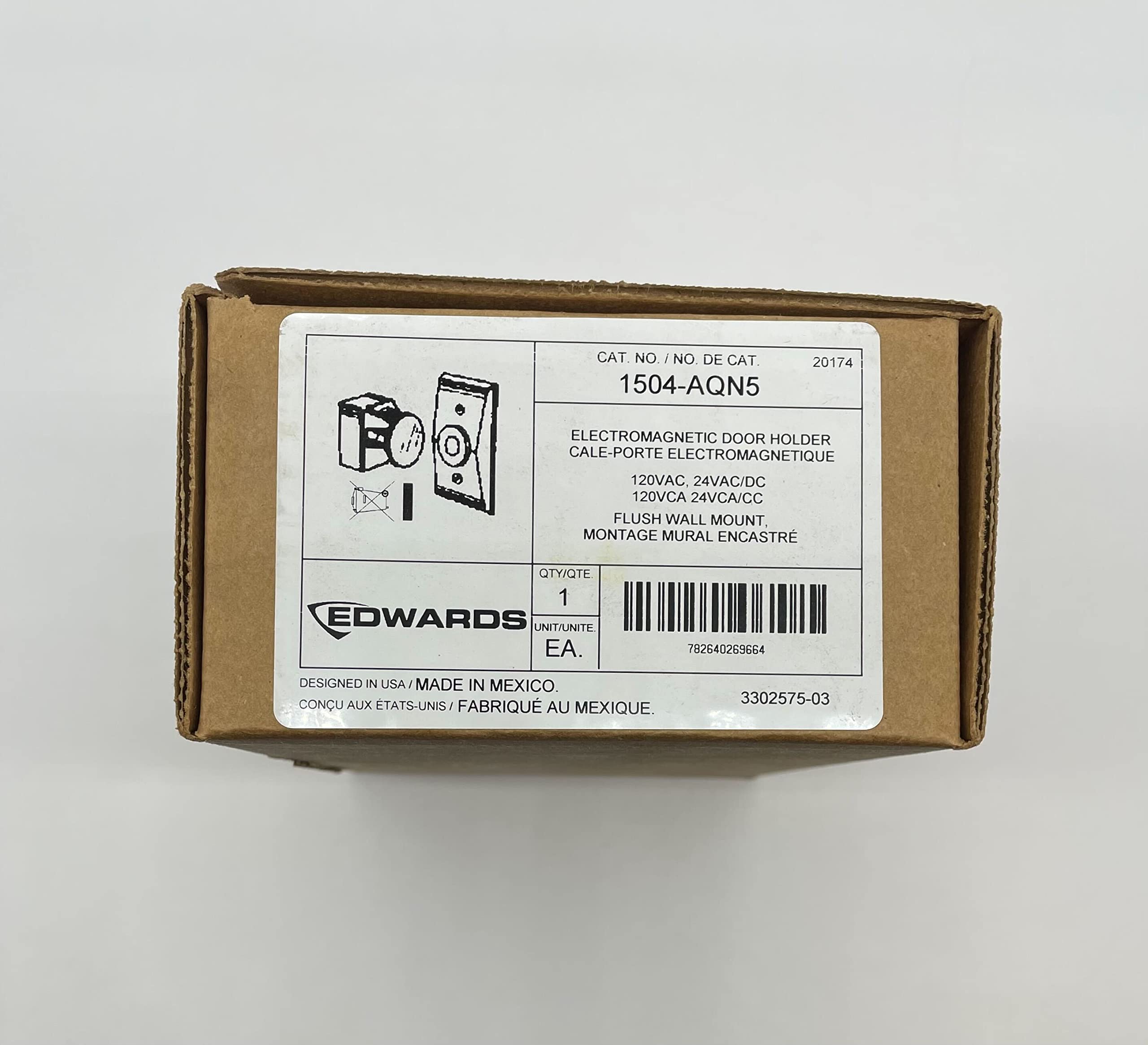 Edwards Signaling 1504-AQN5 Electromagnetic Door Holder, 4-1/2 in