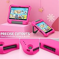 Vista 2 de Funda para tablet H D 8 para niños, funda para tablet 8 Plus (apta para versión 2022 y 2020), Auorld a prueba de niños, ligera, a prueba de golpes