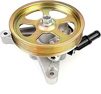 Edicapo Power Steering Pump with Pulley for Honda Pilot Odyssey 3.5L 2005-2010 & Acura MDX 3.5L 3.7L 2003-2013 - Direct Fit Replacement