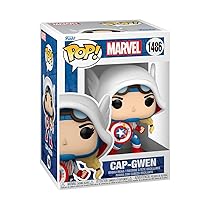 Funko Pop! Marvel: SGGV – Captain Capt. America Gwen Gwen – Marvel Comics – Fumetti Marvel – Figura in Vinile da Collezione – Idea Regalo – Merchandising Ufficiale – Giocattoli per Bambini e Adulti