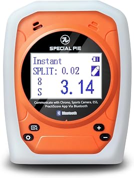 Indesign Shot Timer and Silicone Case Bundle Orange/White