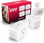 Innr Zigbee Smart Plug, fonctionne avec Philips Hue*, Alexa et SmartThings, Répétition Zigbee, Surveillance de l'énergie, 4-Pack