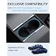 Motrobe Cup Holder Insert for 2025 2026 Tesla Model Y Juniper 2024 2025 2026 Model 3 Highland Anti-Shake Silicone Console Cupholder Tesla Accessories (Standard/Premium/Performance) Product Image 2
