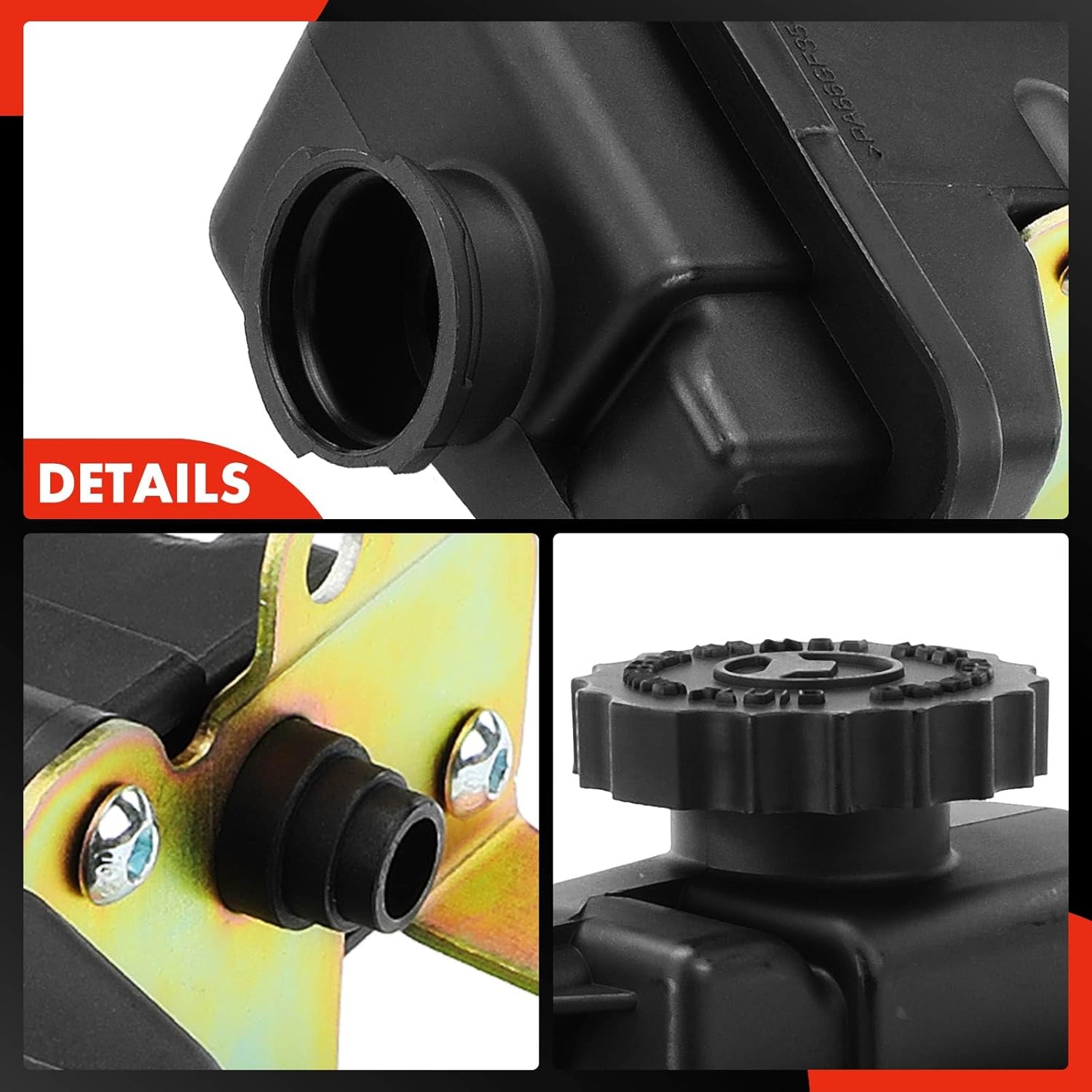 A-Premium Power Steering Reservoir/Tank with Cap Compatible with Dodge Neon 2000-2005 & Chrysler Neon 2000-2002 & Plymouth Neon 2000-2001, 2.0L