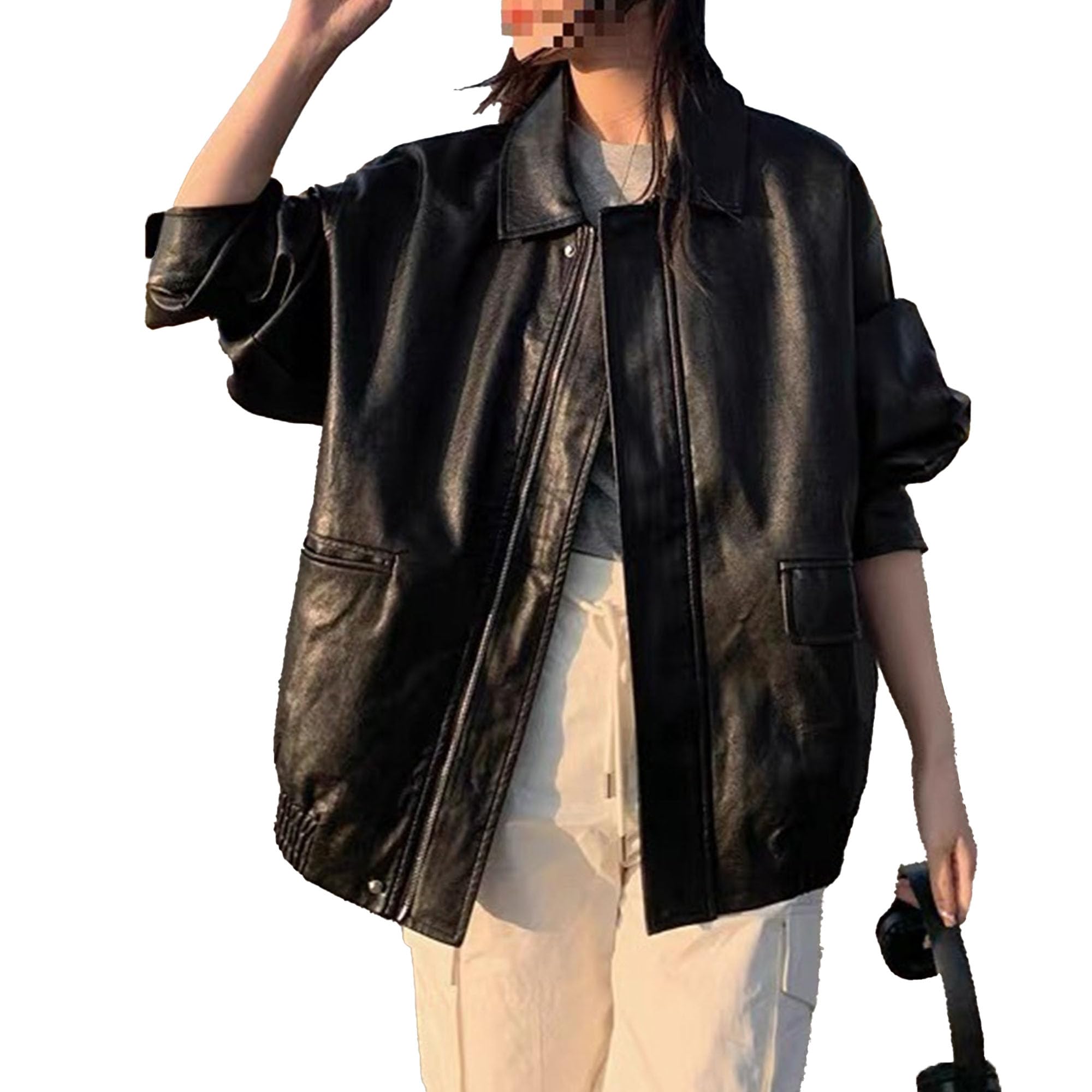 Manteau oversize décontracté pour femme contre le vent frais - 8