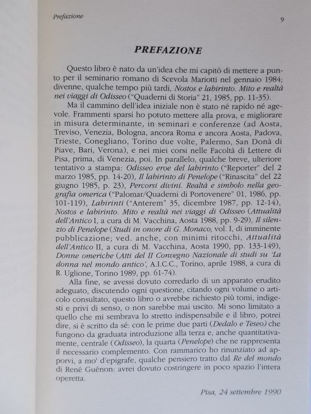 Odisseo. Il labirinto marino