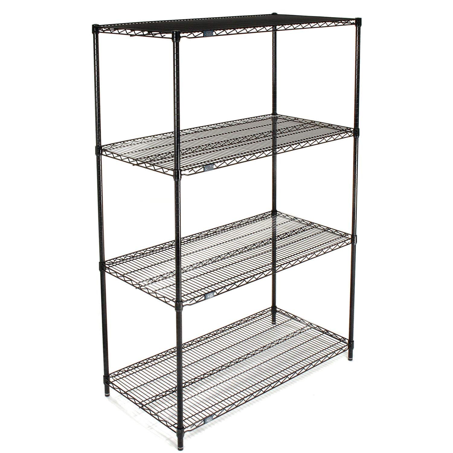 Nexel 24" x 42" x 63", 4 Tier Adjustable Wire Shelving Unit