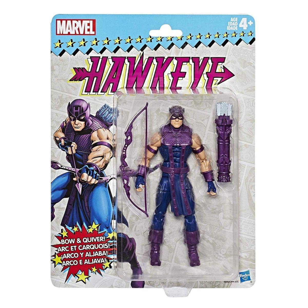 Amazon.com: Marvel Retro 6-inch Collection Hawkeye Figure : Toys