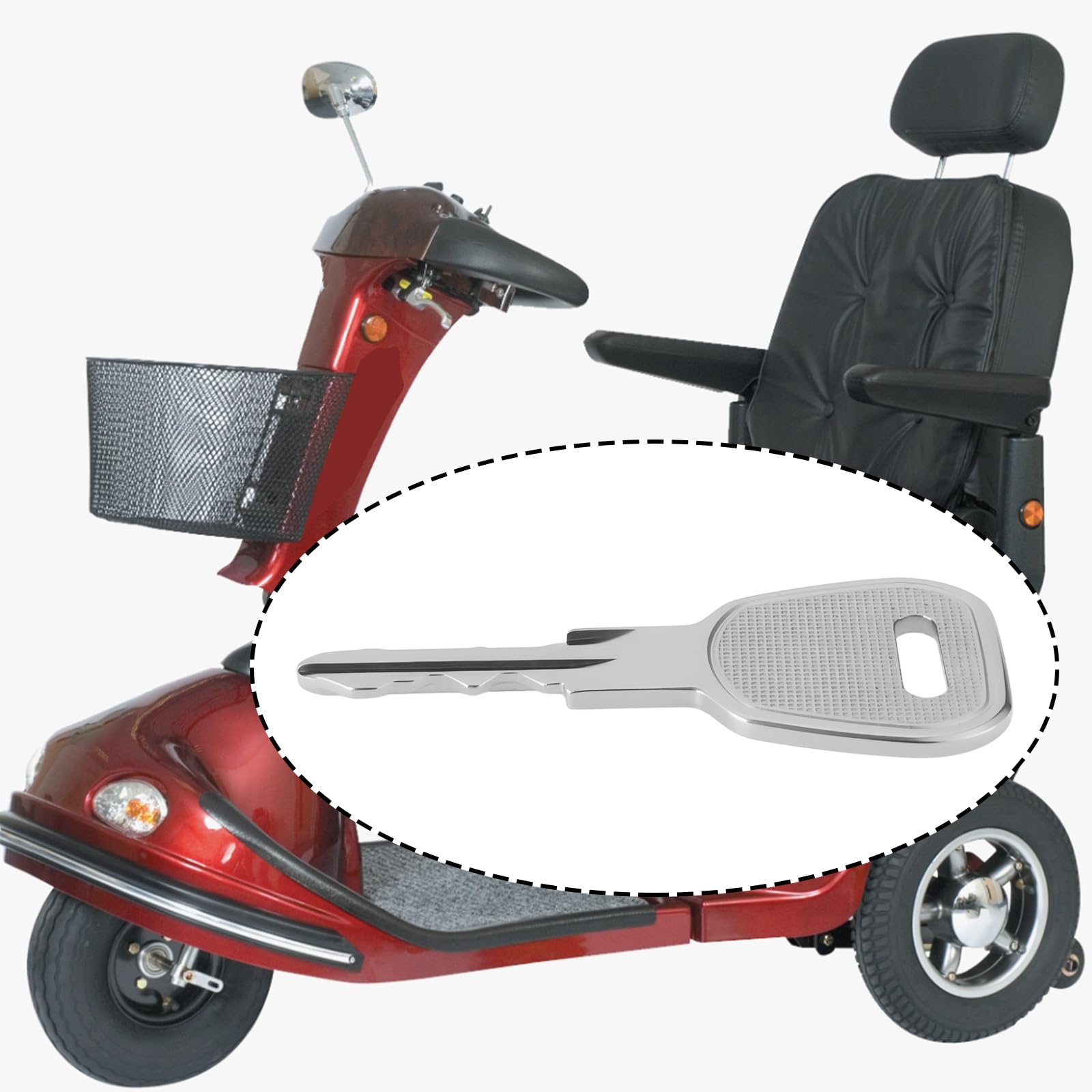 Clés De Contact Pour Scooter électrique - Compatibles SHOPRIDER, STERLING (modèles 7325 Et 8325) - Lot De 2