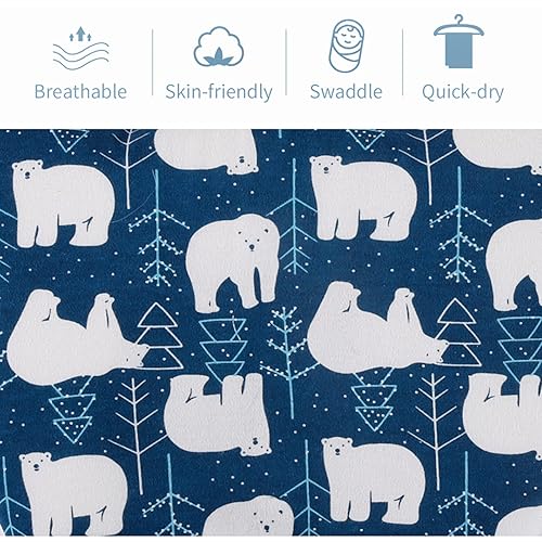 Vista 102 de insular Sacos para envolver al bebé, manta para recién nacido y bebé, juego de velcro ajustable para niños y niñas, saco de dormir de algodón suave