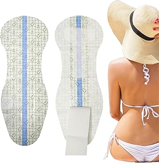 スイムパンティライナー,水着用 PU クリア防水パンティ ライナー - ポータブル水泳ステッカー、女の子、女性、水泳用の安全な水着ステッカー Soufly