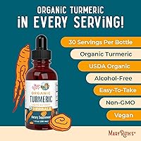 Vista 7 de MaryRuth Organics Extracto líquido de cúrcuma orgánica, sin azúcar, orgánico por la USDA, suplemento de cúrcuma orgánica, sin OMG, sin gluten
