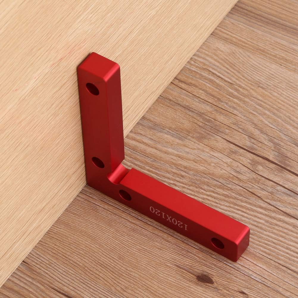 90 Degree Positioning Aluminium Alloy Corner Clamp Angle L Shape Woodworking Metal Welding Fixing Tool