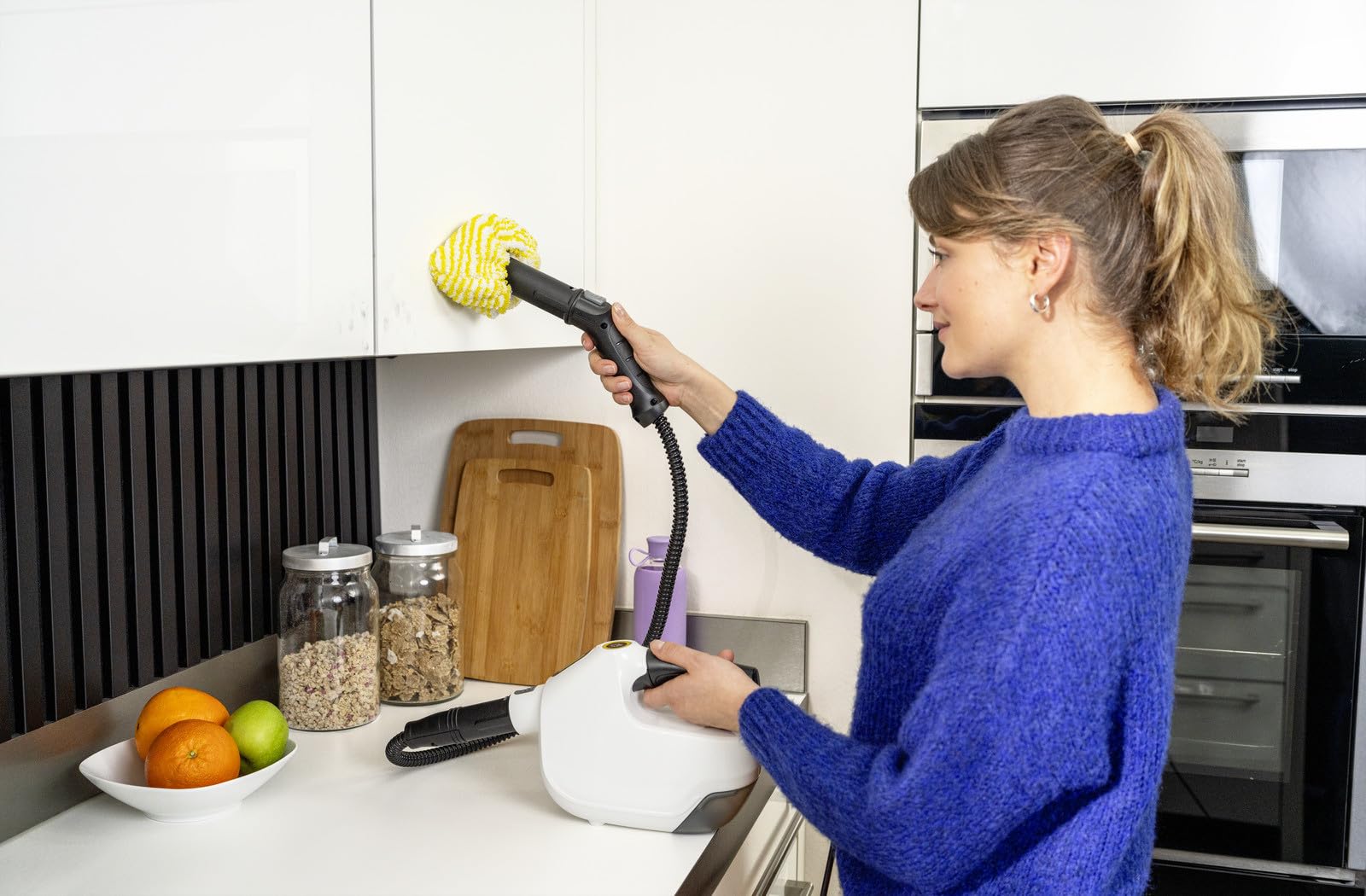 Pulitore A Vapore K?rcher Sc 1 Multi Comfort Con Tubo Flessibile Per Aree Difficili Da Raggiungere - Pronto In 30 Secondi - 1300 W - Leggero E Compat