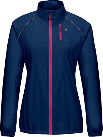Little Donkey Andy Women's Lightweight Rain Cycling Jacket with Hood