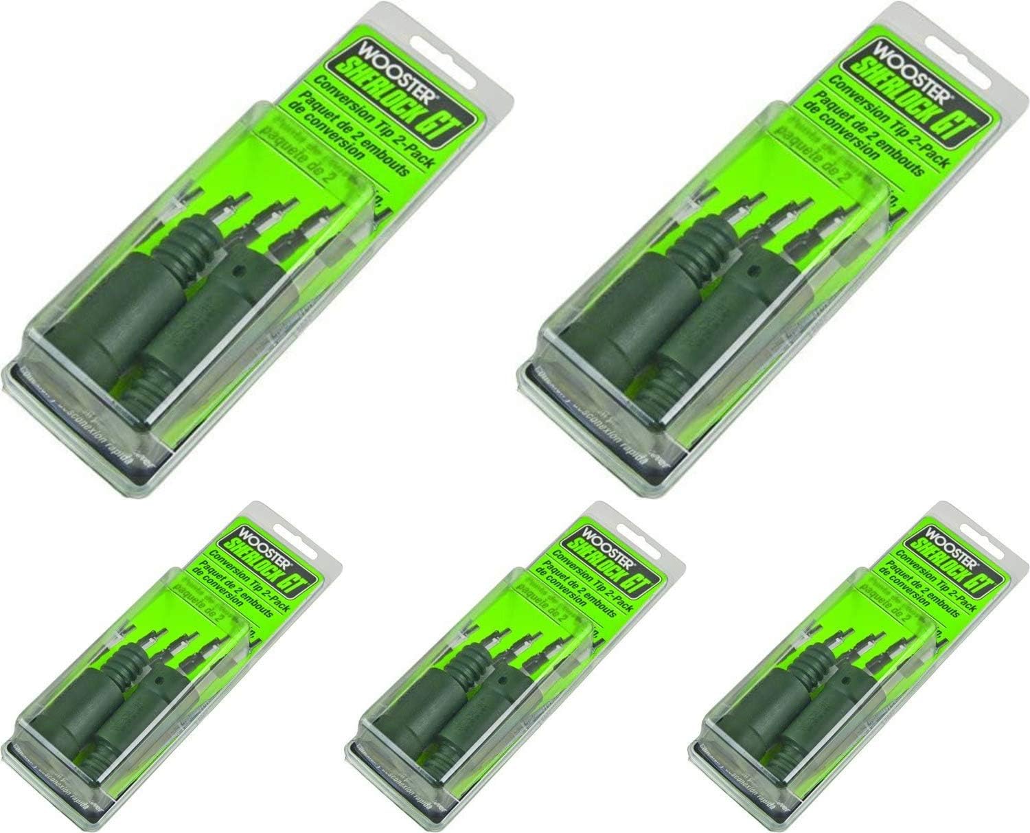 Wooster Brush R042 Sherlock GT Conversion Tip 2-Pack, Green 5 Pack