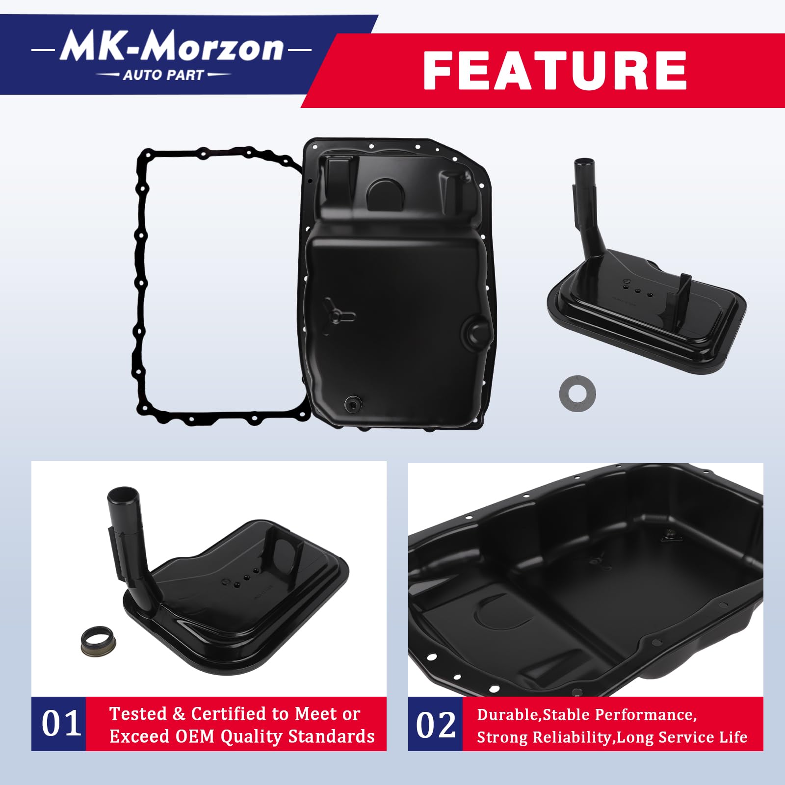 Amazon.com: 6L80 Transmission Oil Pan Kit 265-582 Compatible with