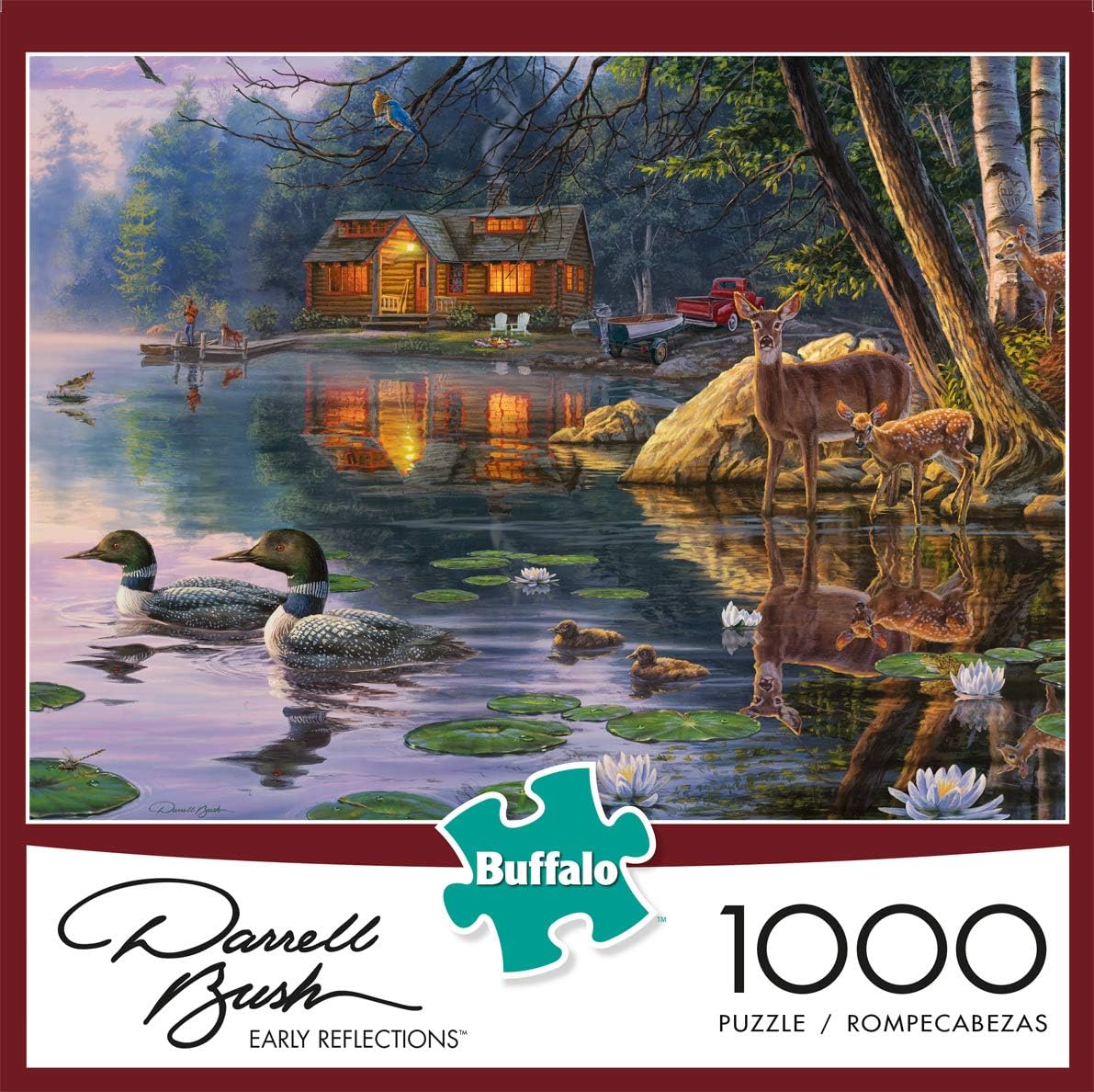 Buffalo Games - Darrell Bush - Early Reflections - 1000 Piece Jigsaw Puzzle