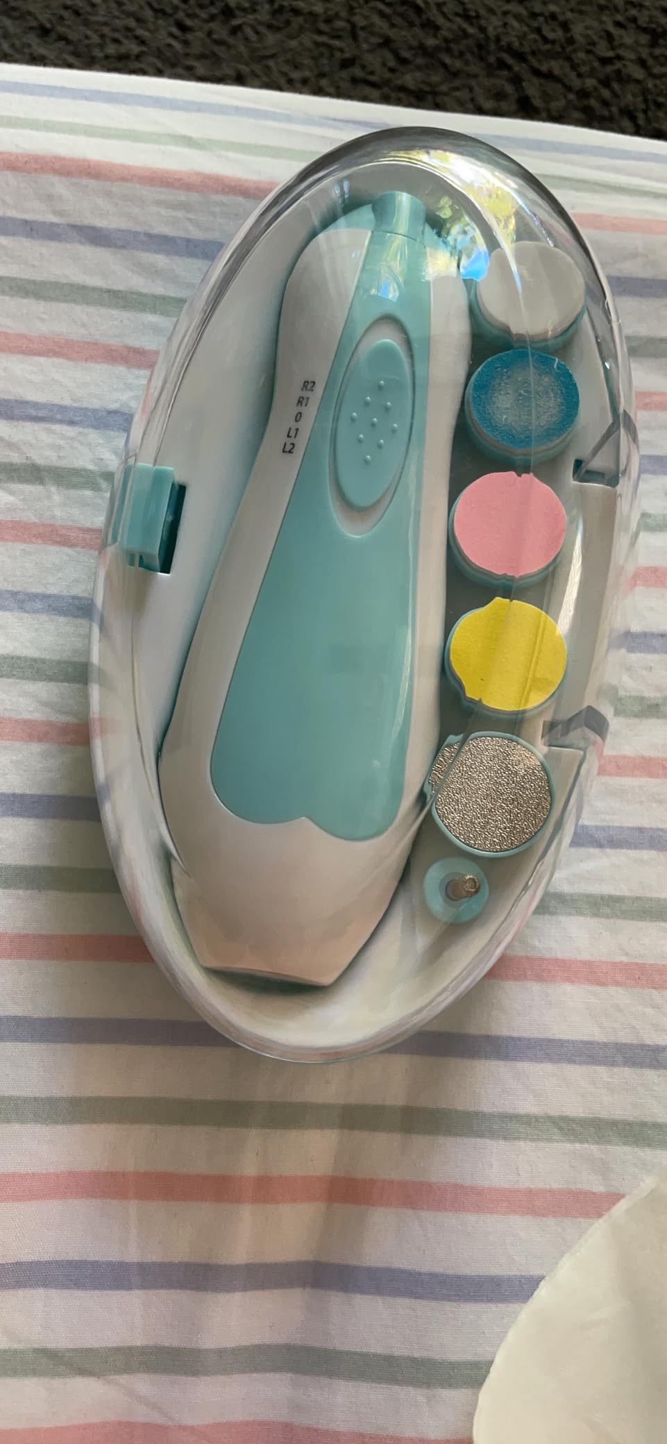 Electric Nail Drill For Baby No Sharp Claws Hurt 6 In 1 Safety Cutter Baby Nail