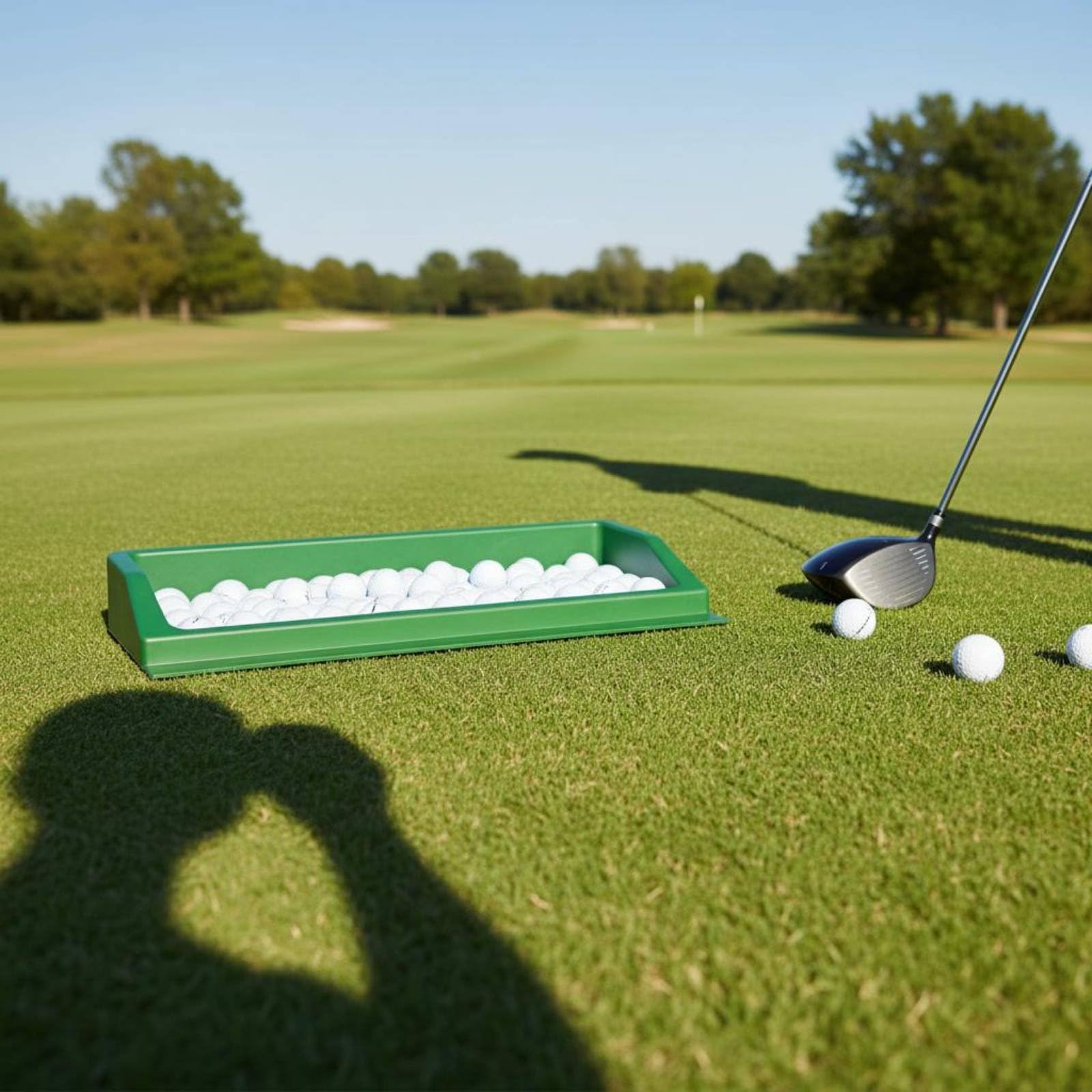 Base di Partenza Golf in Portatile Golf Practice Station Impermeabile Antipolvere Attrezzatura Sportiva per Campo Pratica